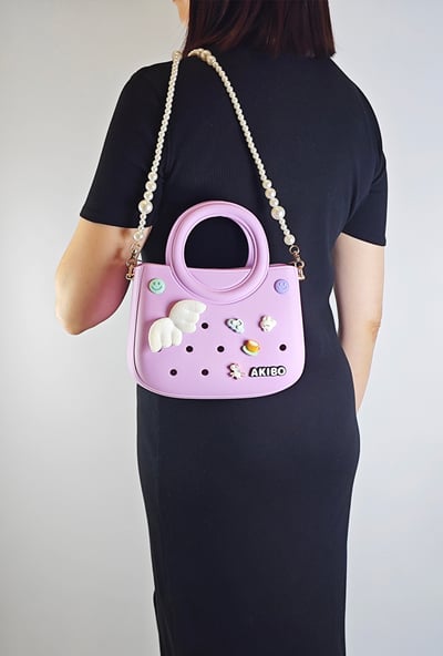 AKIBO微笑小馬款洞洞鞋扣(七件組)