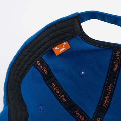 Angelia&Pets精緻刺繡動物老帽-藍(男女共款)8