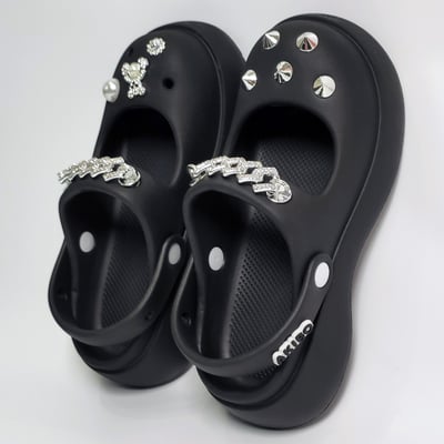 AKIBO龐克搖滾款洞洞鞋扣 (十件組)3