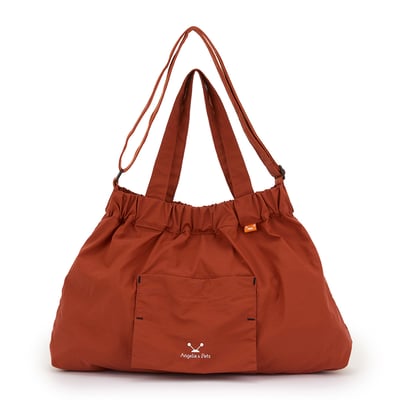 Angelia&Pets輕撥水水餃包-深橘1