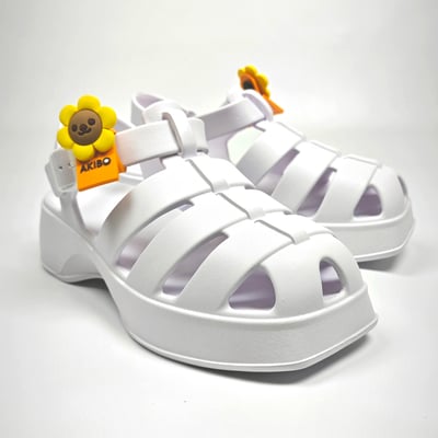 AKIBO小黃花鞋扣綁帶(兩件組)