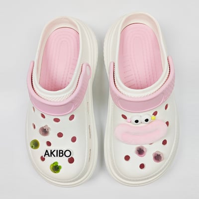 AKIBO彩虹糖果款洞洞鞋扣 (七件組)