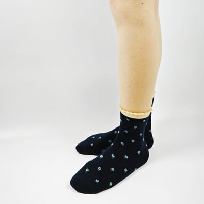 AKIBO復古學院風中筒襪(三件組)-女款8