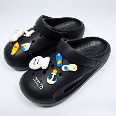 AKIBO航海冒險款洞洞鞋扣 (九件組)