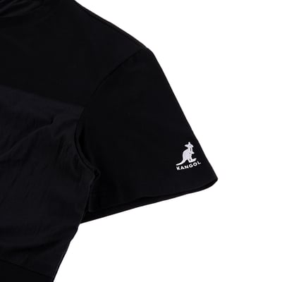 KANGOL中性寬版口袋T-黑8