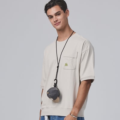 CHOOP防潑水撞色小帽包(第二彈)-鐵灰4