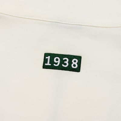 KANGOL袋鼠小Logo女款半開襟上衣-白12