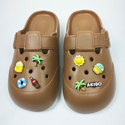 AKIBO夏日清新款洞洞鞋扣 (七件組)