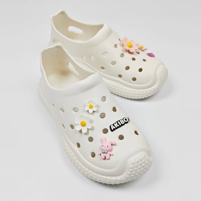 AKIBO兔兔花園款洞洞鞋扣(七件組)