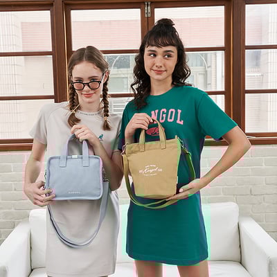 KANGOL帆布側背包-卡2