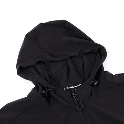 KANGOL抗UV防曬風衣外套-黑12