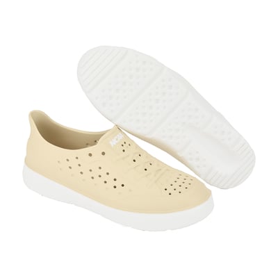 【買1送1】NCAA防水休閒鞋(洞洞鞋)-卡其(中性款、耐走、輕量、防水)。現在買再送鞋扣組(不挑款)3