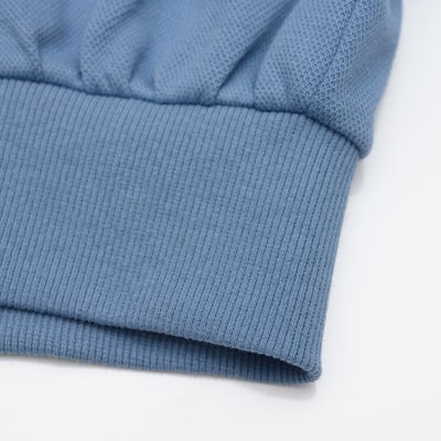 KANGOL袋鼠女款立領短外套-灰藍12