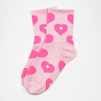 AKIBO粉漾甜心樂園中筒襪(三件組)-女款