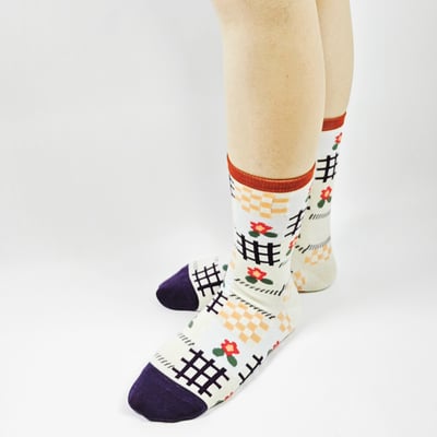 AKIBO格趣派對中筒襪(三件組)-中性款