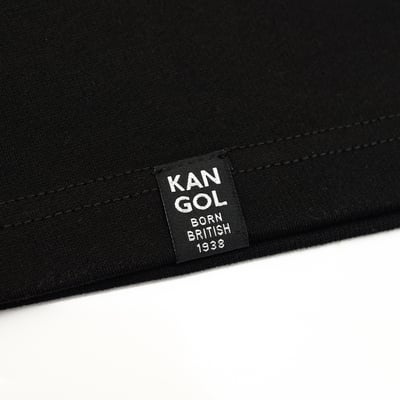 KANGOL袋鼠女休閒洋裝-黑9