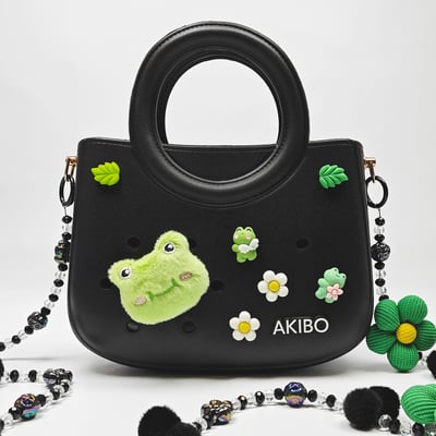 AKIBO青蛙王子款洞洞鞋扣(七件組)2