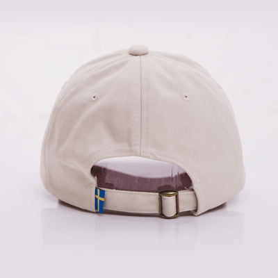 SCANDINAVIAN FOREST北歐小刺蝟水洗刺繡復古經典老帽-奶油白