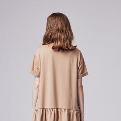 NCAA哈佛大學Harvard經典Logo洋裝-深卡其4