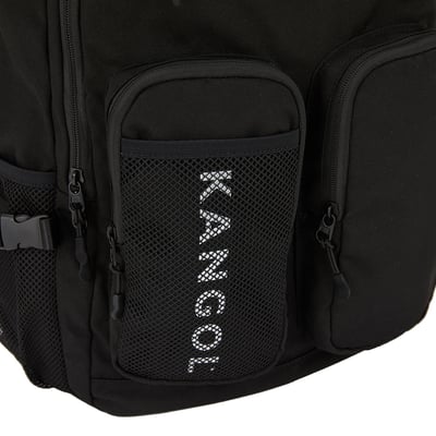 KANGOL機能後背包-經典黑6