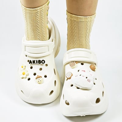 AKIBO小兔棒棒糖款洞洞鞋扣(七件組)