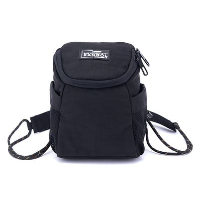 KANGOL水洗尼龍小側包-黑1