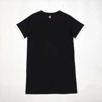 NCAA哈佛大學Harvard經典Logo拉克蘭袖洋裝-黑6