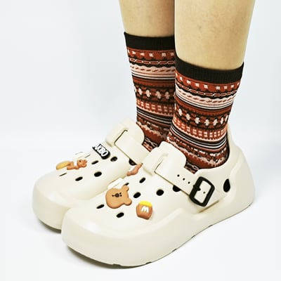 AKIBO小熊點心款洞洞鞋扣(七件組)