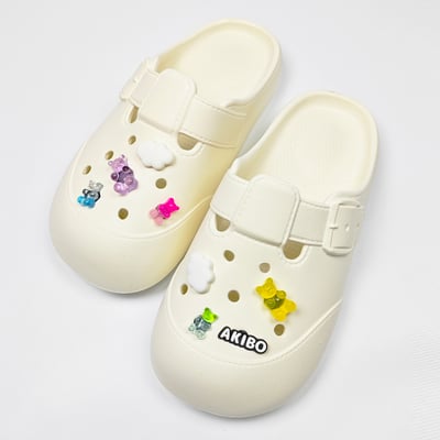 AKIBO小熊軟糖款洞洞鞋扣 (七件組)
