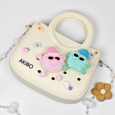 AKIBO彩色樂園款洞洞鞋扣 (七件組)