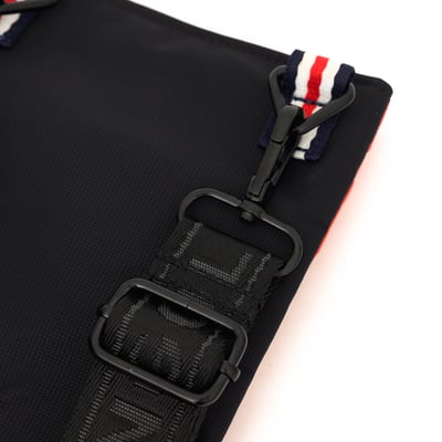 KANGOL袋鼠撞色小側背包-橘10