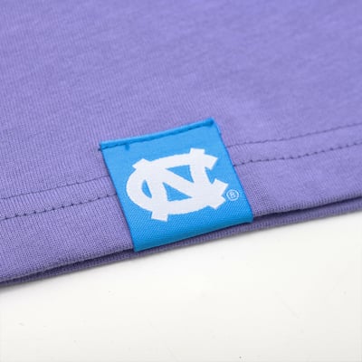 NCAA北卡羅來納大學UNC經典Logo拉克蘭袖洋裝-紫8