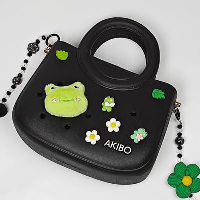 AKIBO青蛙王子款洞洞鞋扣(七件組)3