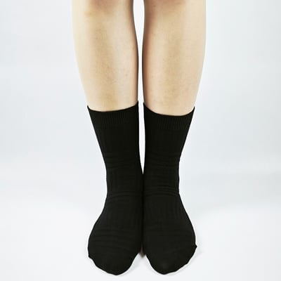 AKIBO潮流彈力中筒襪(三件組)-中性款