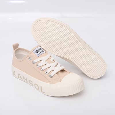 KANGO袋鼠女款帆布鞋-卡其2