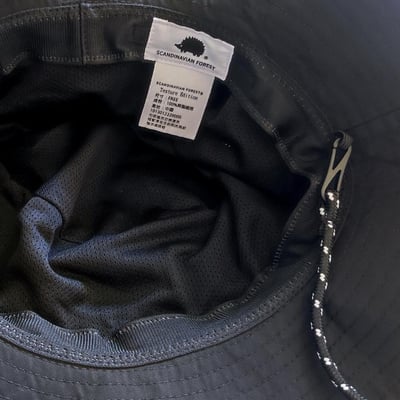 SCANDINAVIAN FOREST北歐小刺蝟戶外漁夫帽-百搭黑