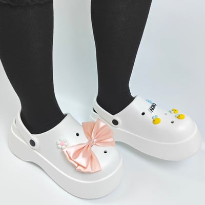 AKIBO蜜蜂蝴蝶款洞洞鞋扣 (六件組)