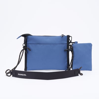 KANGO袋鼠網袋側背包-藍2