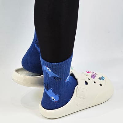 【買1送1】AKIBO布丁洞洞鞋-牛奶白(女款、寬楦、雲朵感、輕量、耐走、防水) / 內附AKIBO品牌鞋扣1個。現在買再送鞋扣組(不挑款)12