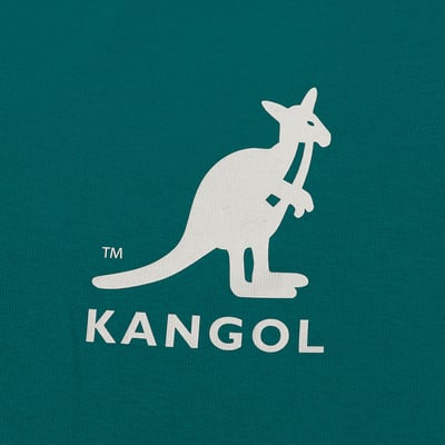 KANGOL袋鼠女休閒洋裝-綠8