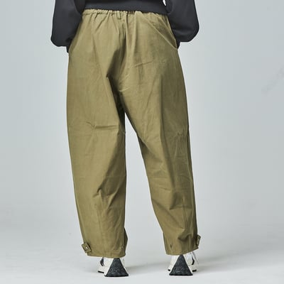 KANGOL袋鼠個性氣球長褲-綠4