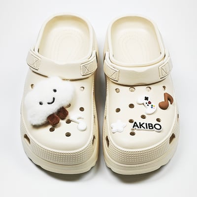 AKIBO星雲樂章款洞洞鞋扣(五件組)