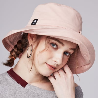 SCANDINAVIAN FOREST北歐小刺蝟抗UV防潑水遮陽帽-淡粉