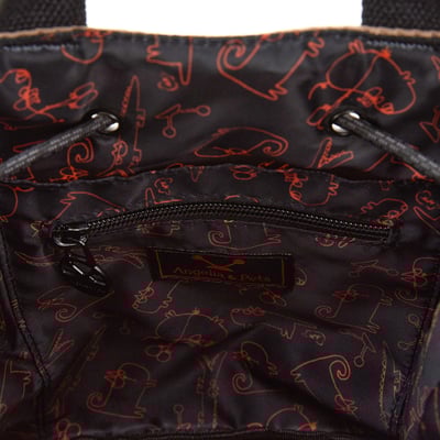 Angelia&Pets輕防撥水束包-深橘11