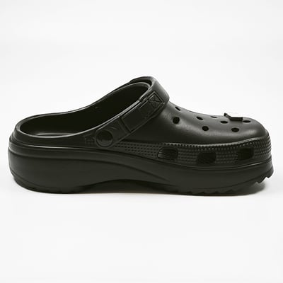 【買1送1】AKIBO餅乾洞洞鞋(二代)-經典黑(中性款、輕量、耐走、兩穿、防水) / 內附AKIBO品牌鞋扣1個。現在買再送鞋扣組(不挑款)14