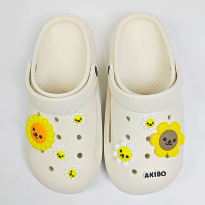 AKIBO花花世界款洞洞鞋扣 (七件組)