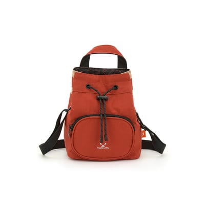 Angelia&Pets輕防撥水束包-深橘1