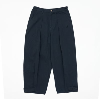 KANGOL袋鼠個性氣球長褲-深藍6