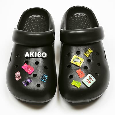 AKIBO繽紛糖果款洞洞鞋扣(九件組)3