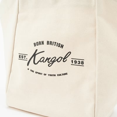 KANGOL帆布托特包-米白9